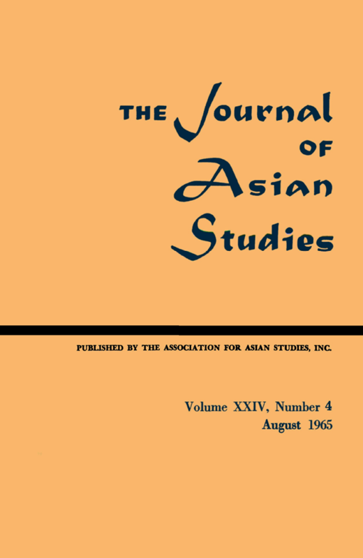 George Sansom Sir George Sansom—An Appreciation | Journal of Asian Studies | Duke ...